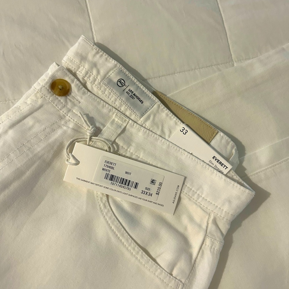 AG men jeans linen New with tag